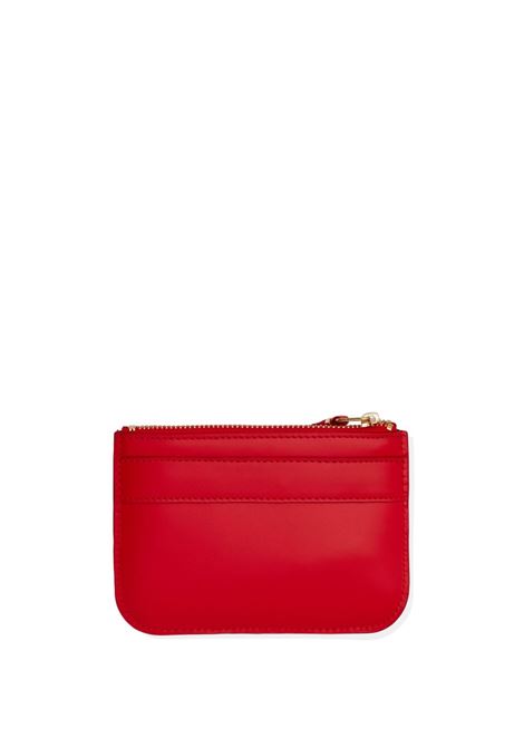 pouch zip big bow unisex rosa COMME DES GARÇONS WALLET | SA8100BB2